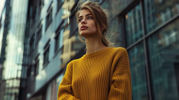 Comment assortir votre pull jaune moutarde avec style